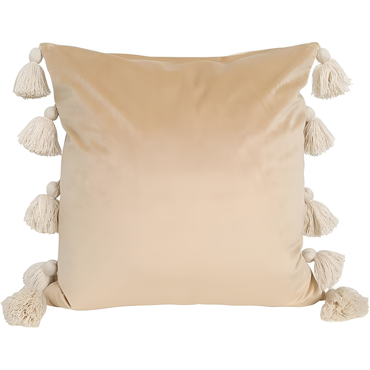 Bohemian Velvet Pompom Cushion Cover