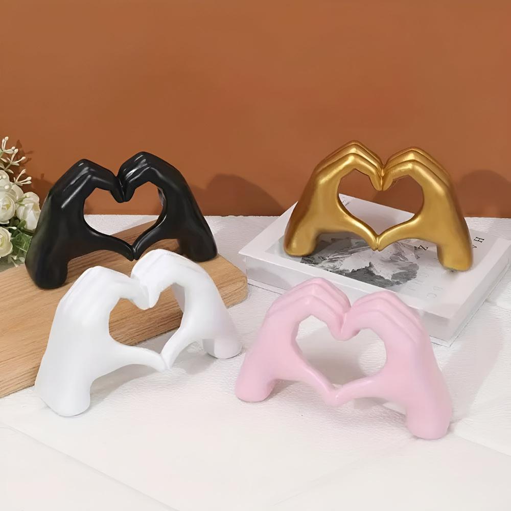 Heart-Shaped Love Hands Wall Art