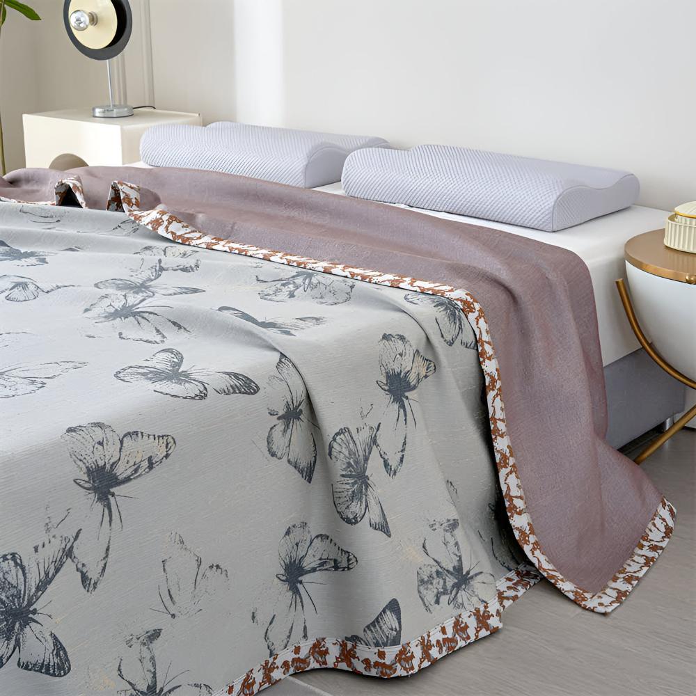 Lyocell Butterfly Elegance Throw Blanket