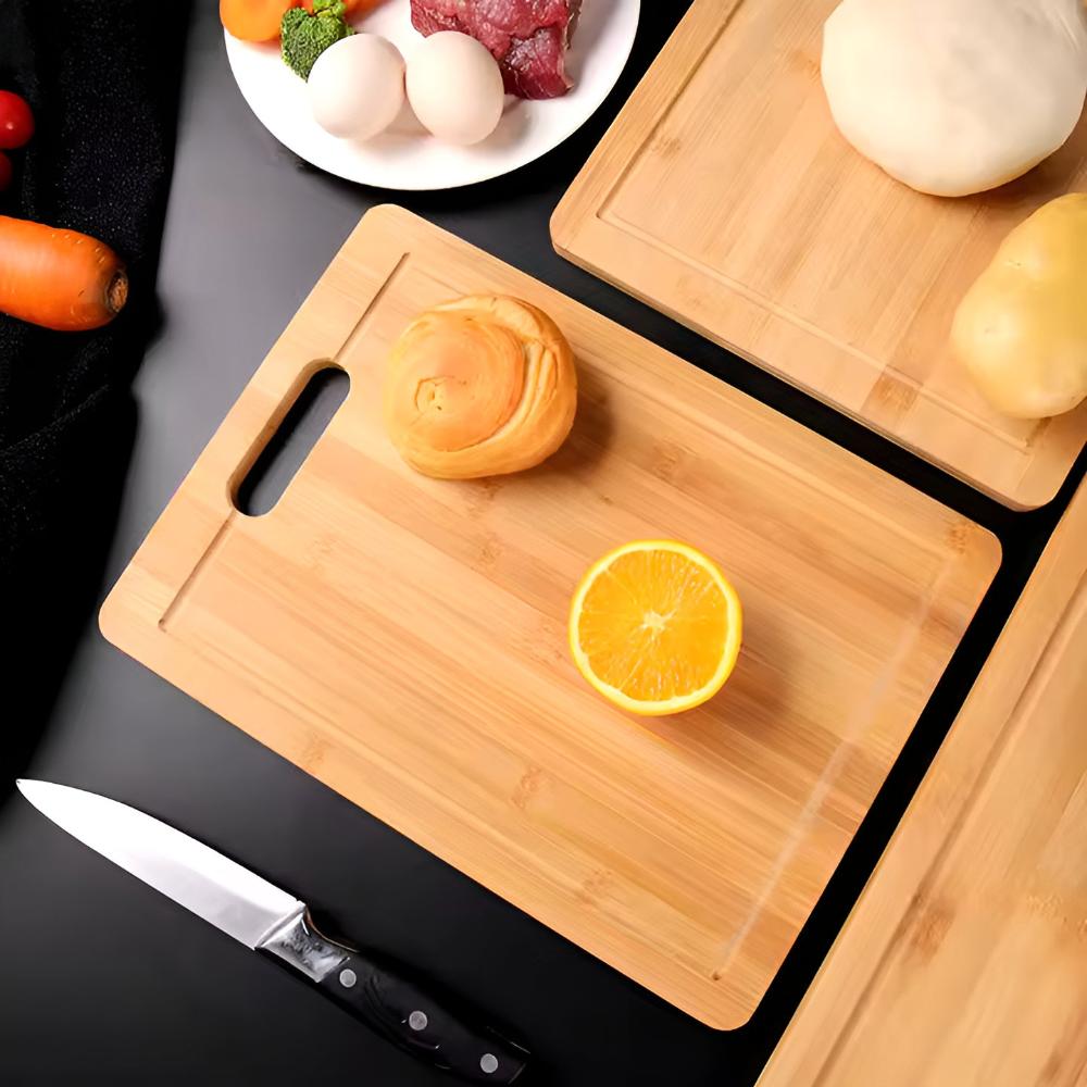 Double-Sided Eco-Friendly Bamboo Chopping Board