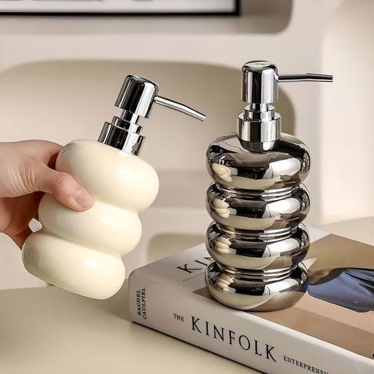 Sleek Refillable Sphere Soap Dispenser