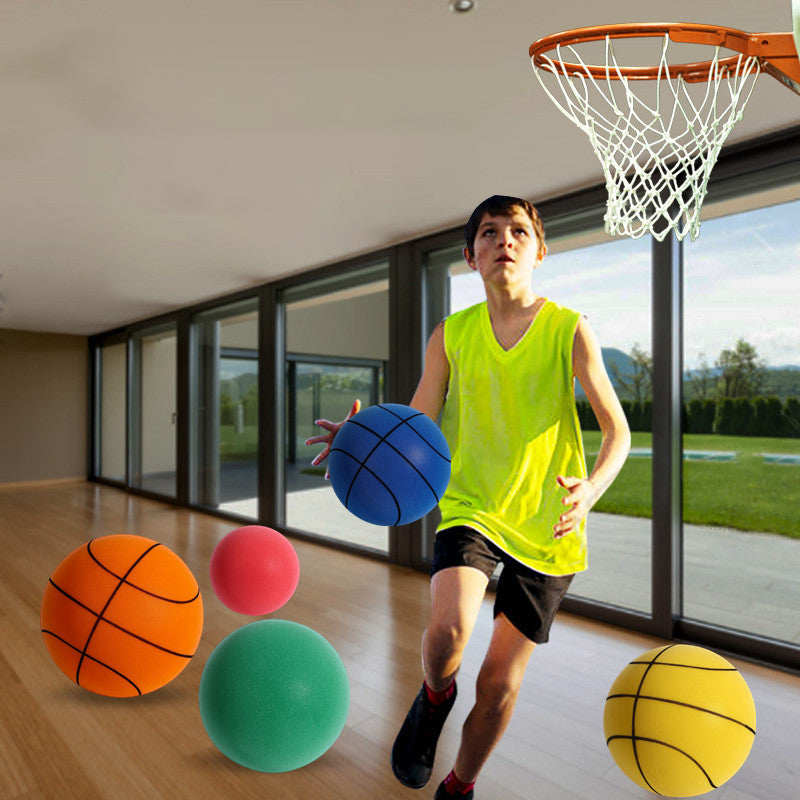 Super Bounce Rubber Basketball - Assorted Bright Colors