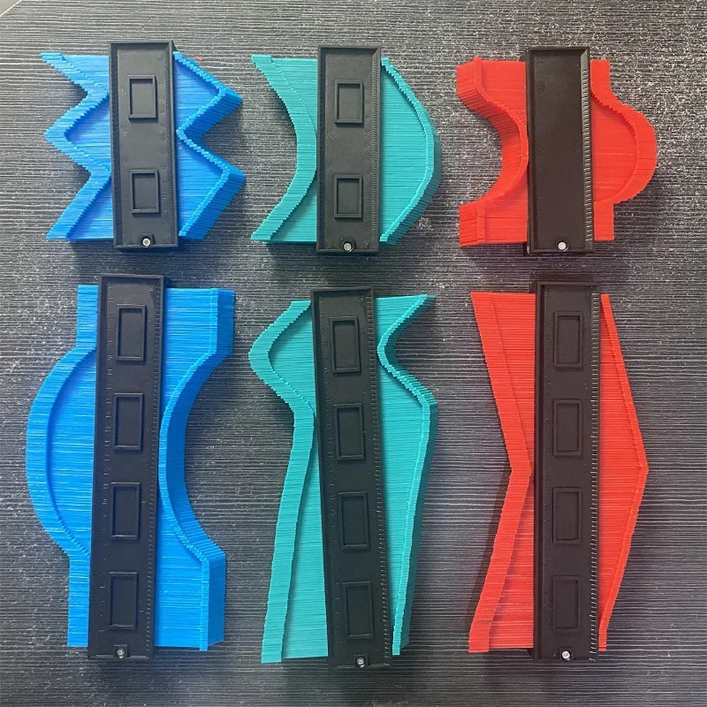 Contour Gauge Tool for Woodworking and Construction - ABS Plastic Shape Duplicator