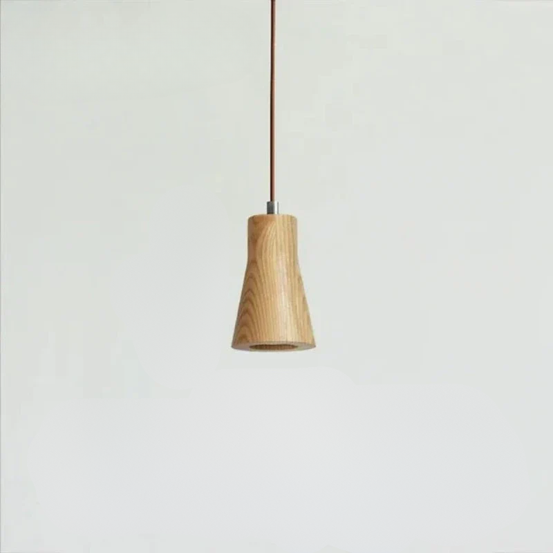 Scandinavian Natural Wood Pendant Lamp