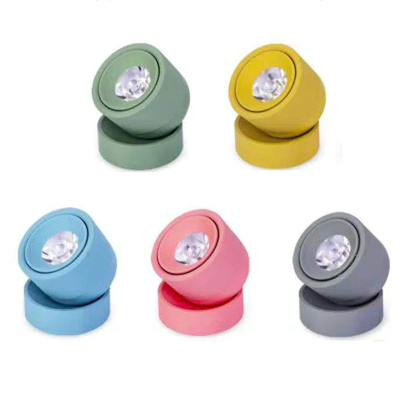 Dimmable Minimalist LED Spotlight with 340-Degree Rotation