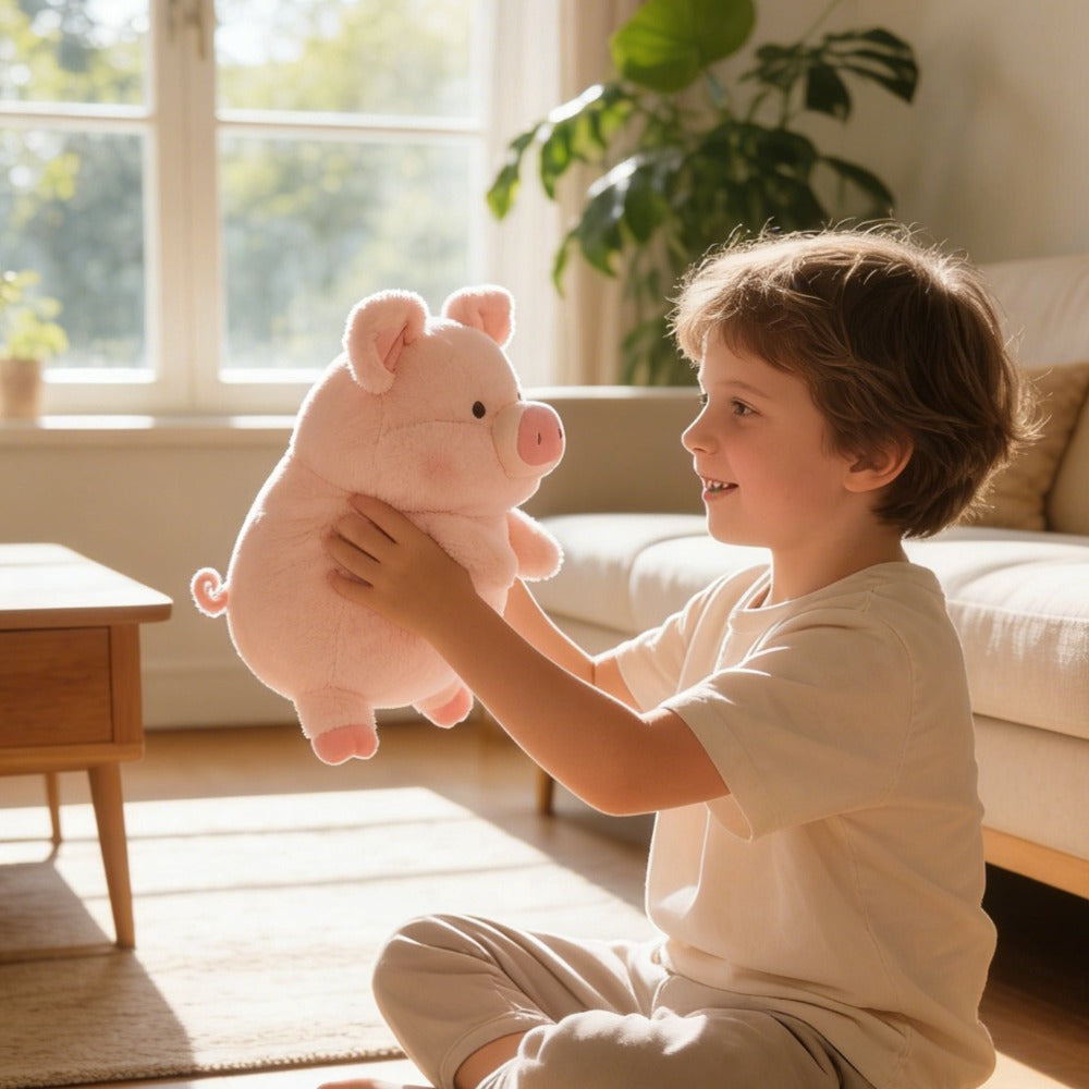 Soft Plush Pig Stuffed Animal for Babies and Kids