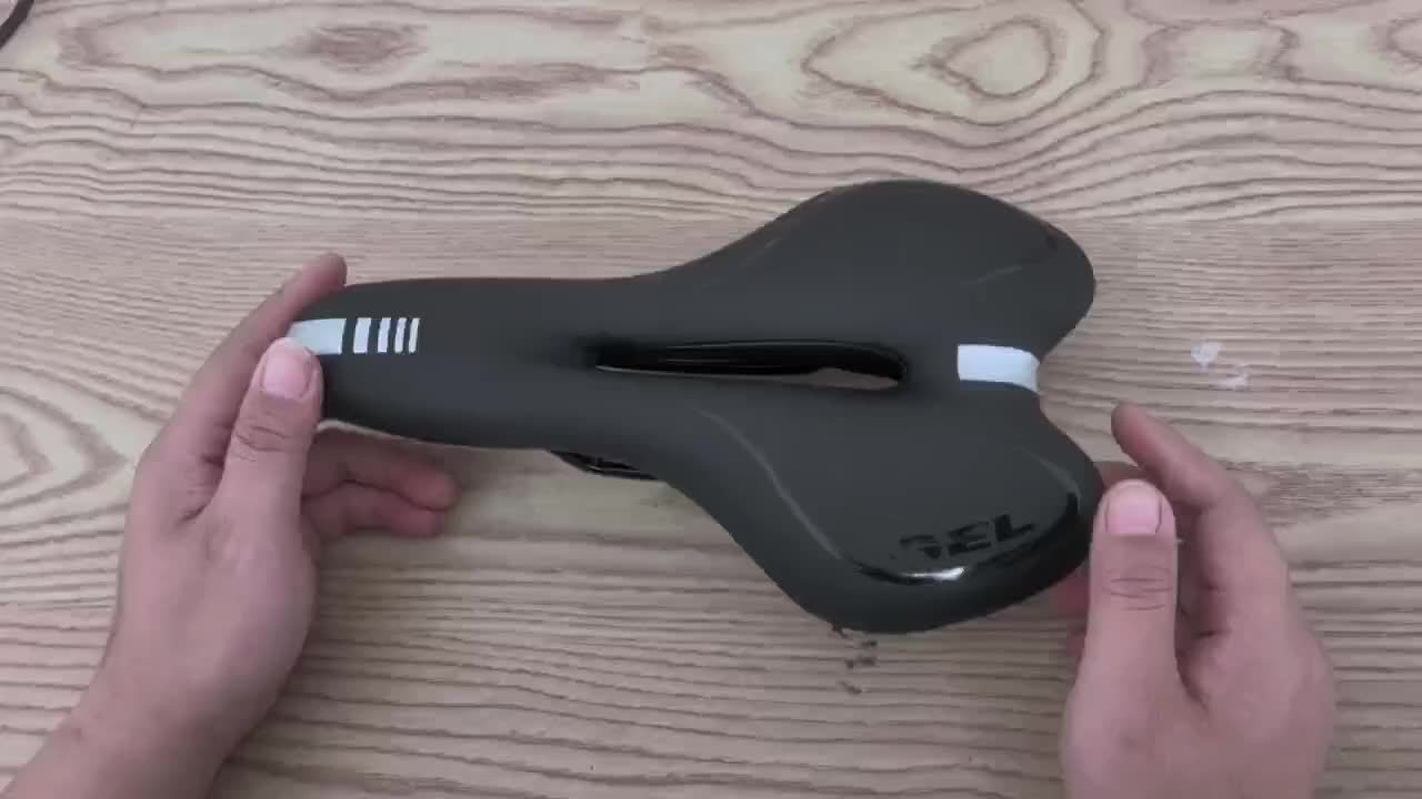 Ergonomic Breathable Bicycle Saddle with Ventilation Hole
