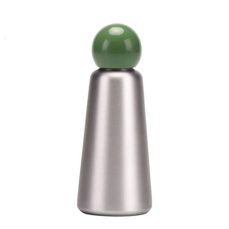 Insulated Stainless Steel Water Bottle 17 oz with Leak-proof Cap, 12-Hour Hot & 24-Hour Cold