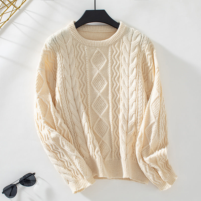 Evelyn | Ladies' Classic Cable Knit Sweater