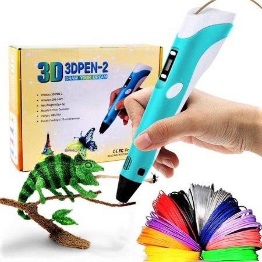 3D Printing Pen with USB PLA Filament Set for Kids and Artists