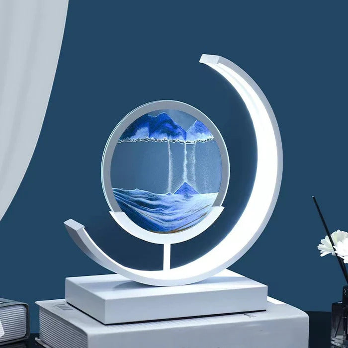 3D Sand Shell Table Lamp with Soft LED Lighting