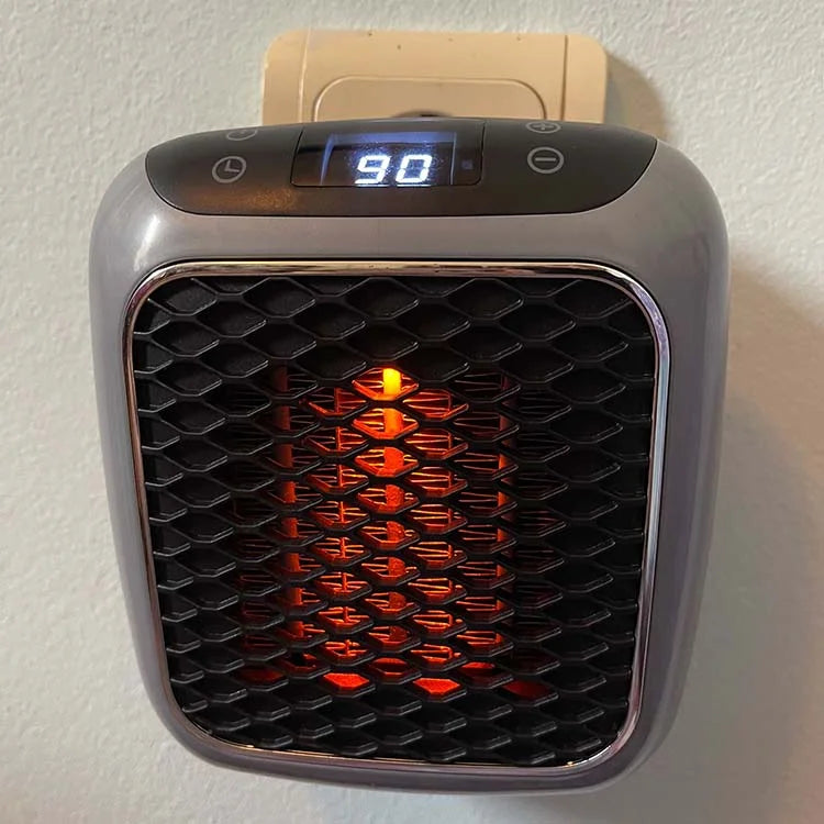 Portable Electric Heater with Fast Heating and Safety Features