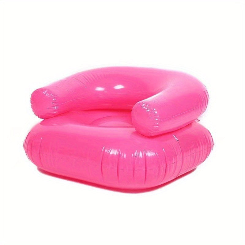 Transparent Inflatable Chair for Adults with Comfortable Cushion
