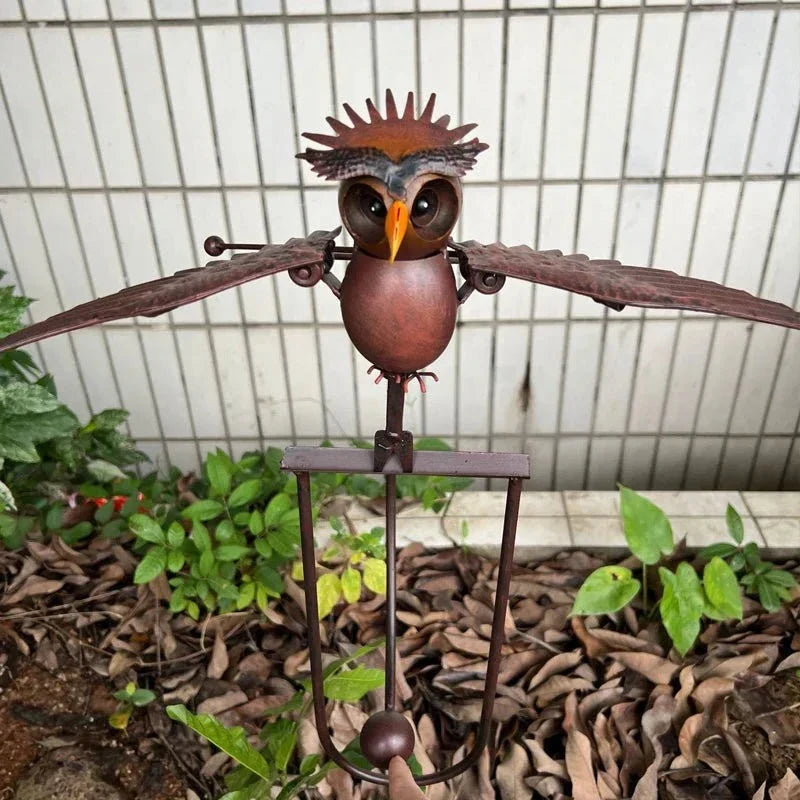 Eagle Windmill Garden Art Decoration