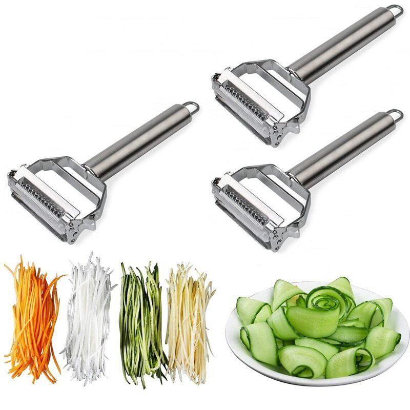 Stainless Steel Multifunctional Vegetable Peeler and Julienne Cutter