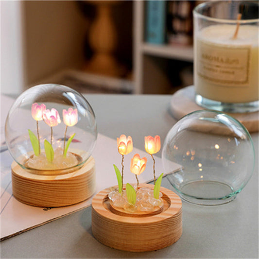 Tulip Night Light - Colorful Flower Design for Whimsical Decor
