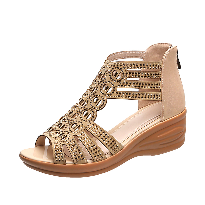 Orthopedic Women's Wedge Sandals with Comfortable Sole