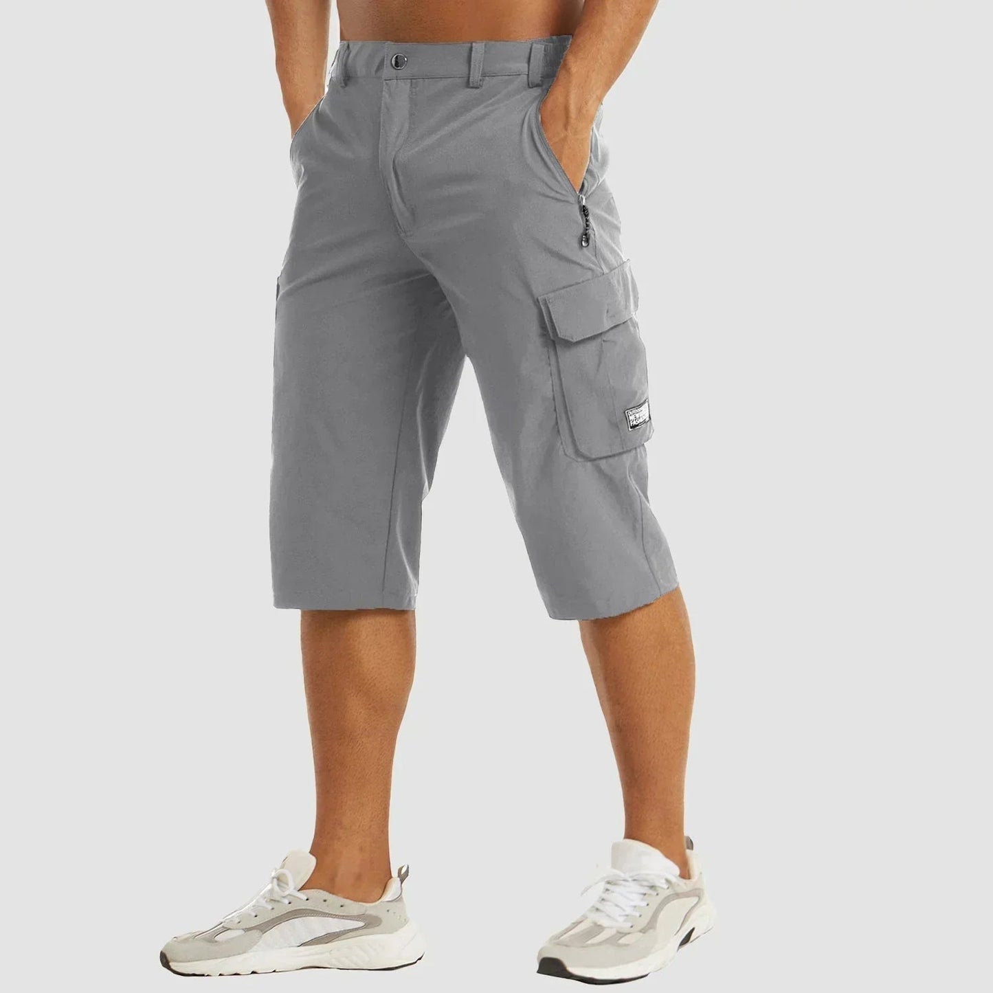 Men's Lightweight Breathable Cargo Shorts with Pockets