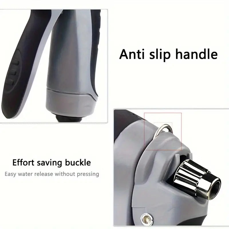 High-Pressure Washer with Adjustable Nozzle and Soap Tank