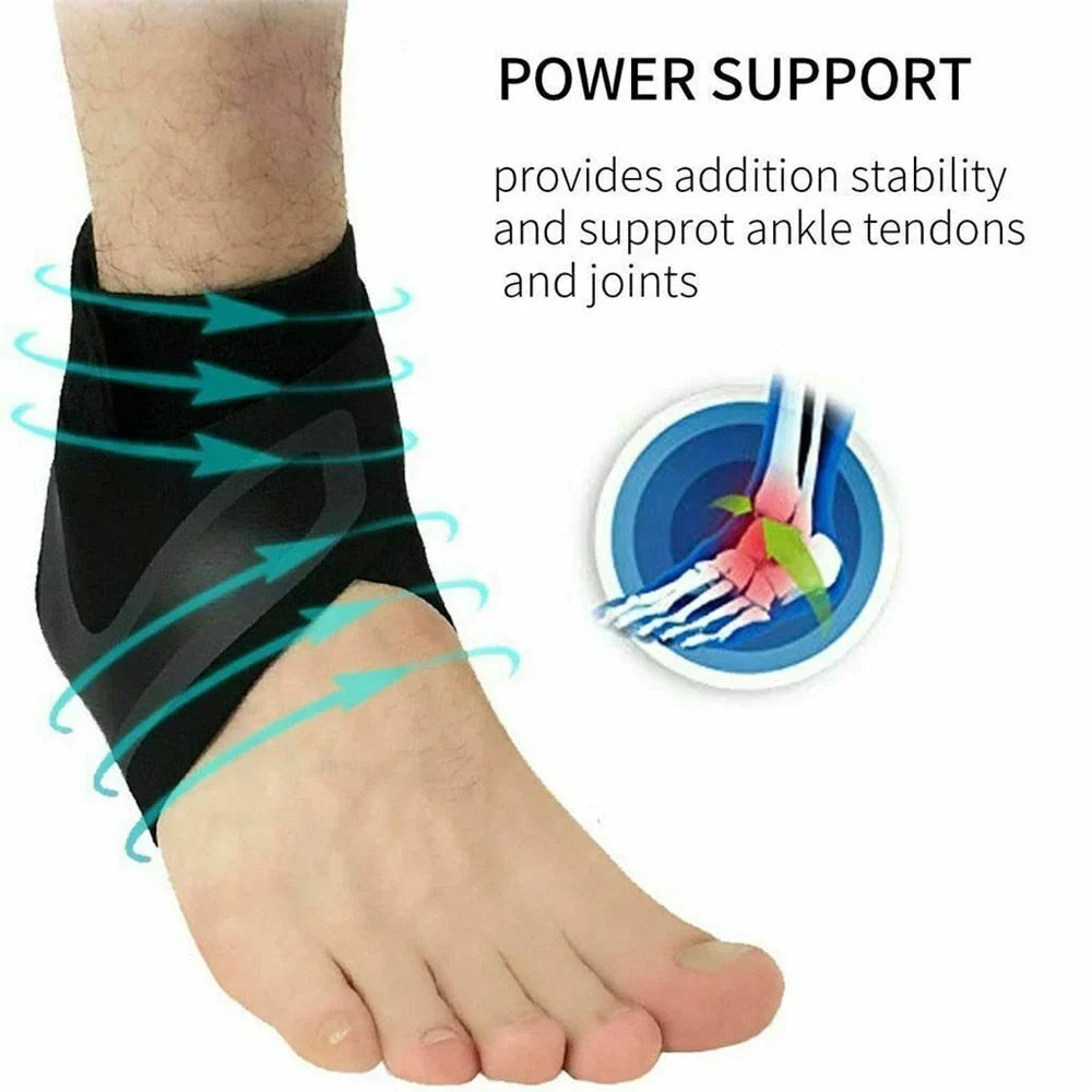 Adjustable Ankle Compression Sleeve for Pain Relief