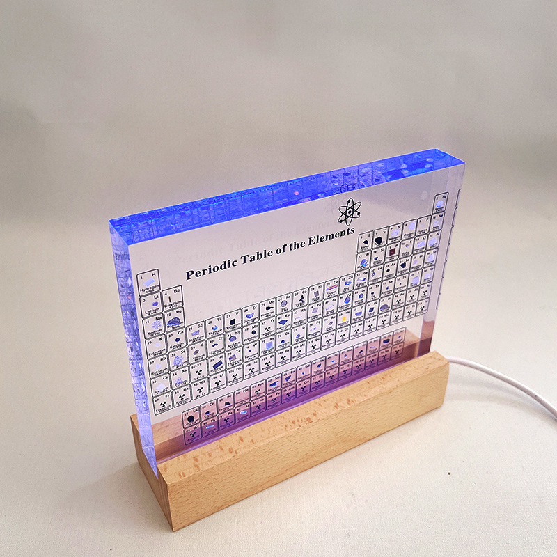 Acrylic Periodic Table of Elements Display