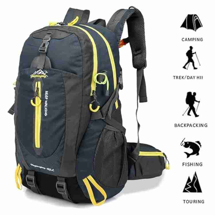 40L Lightweight Waterproof Hiking Backpack with Adjustable Straps