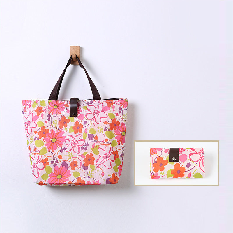 Foldable Oxford Shopping Bag with Large Capacity