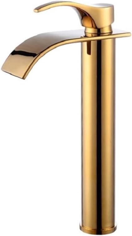 Brass Waterfall Vanity Faucet Mixer Tap