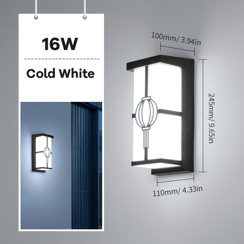 Waterproof LED Outdoor Wall Lamp for Garden and Courtyard