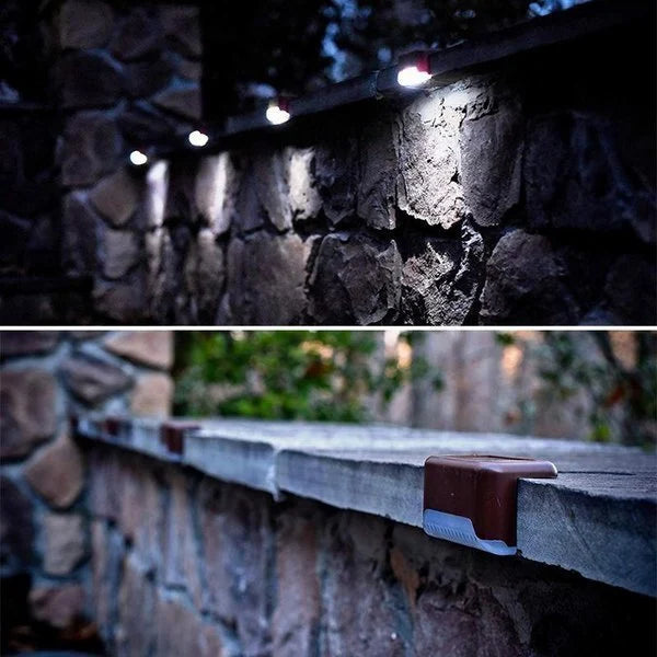 Solar-Powered Outdoor Wall Light - Waterproof Garden Lamp