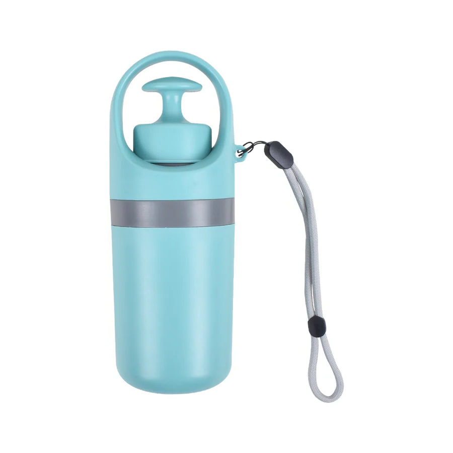 Portable Hands-Free Pooper Scooper with Claw Grip and Bag Dispenser