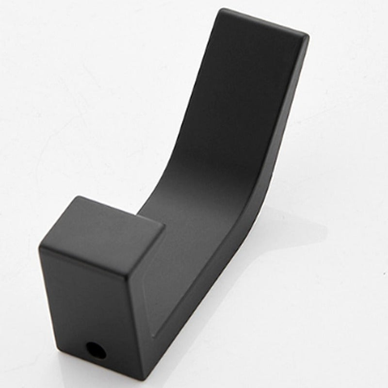 Aluminum Wall Hooks in Black and White - Modern Decorative Coat Hooks