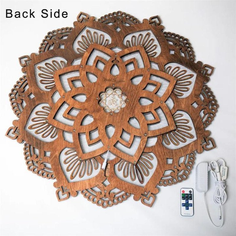 Mandala LED Night Light Wall Lamp