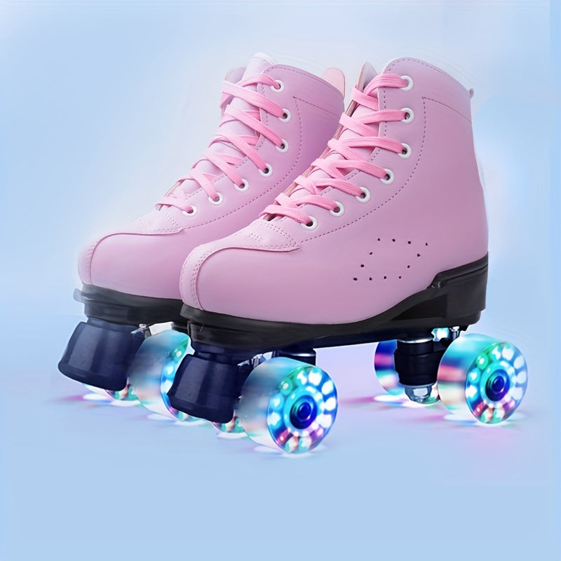 Luminous LED Roller Skates for Adults