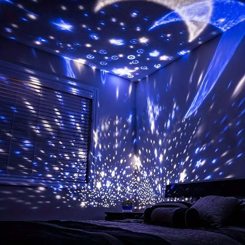 Starry Sky LED Night Light Projector for Kids