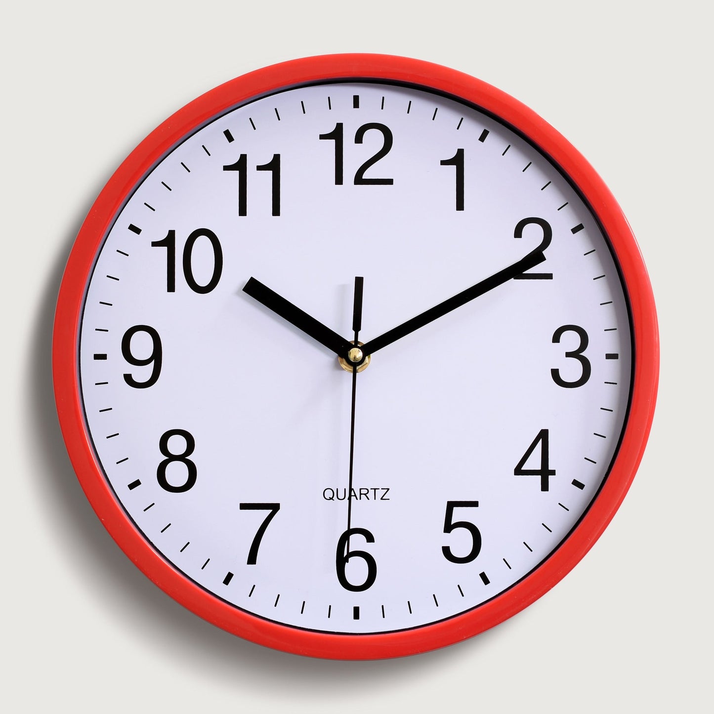 Silent 10-Inch Eco-Friendly Wall Clock for Classroom