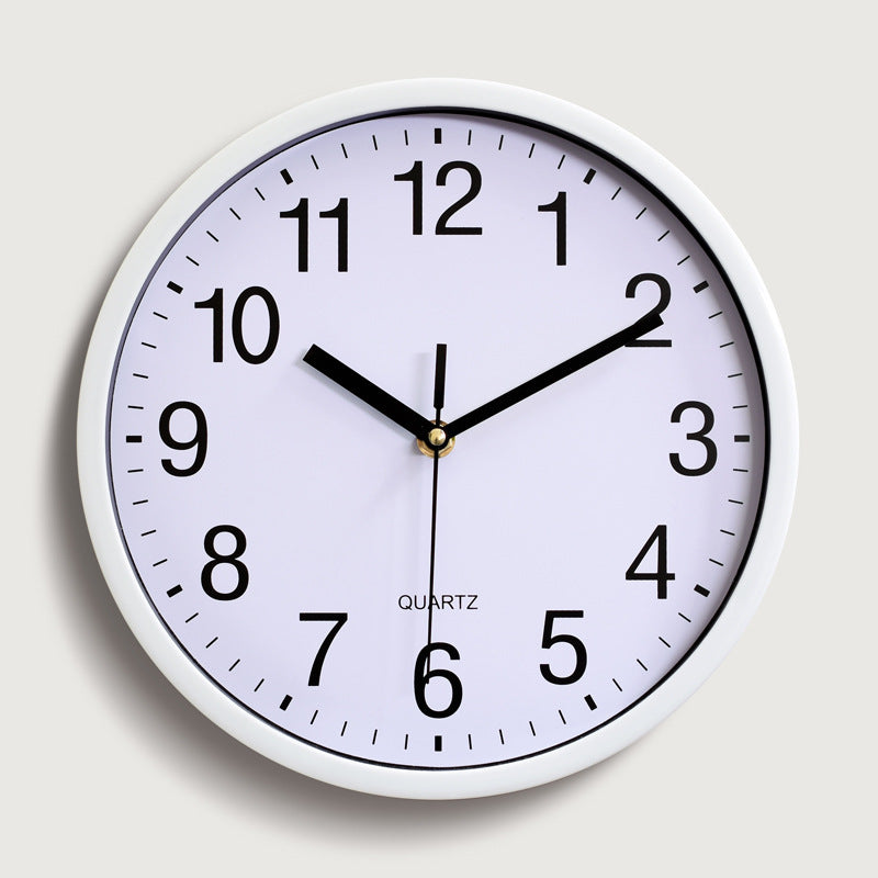 Silent 10-Inch Eco-Friendly Wall Clock for Classroom