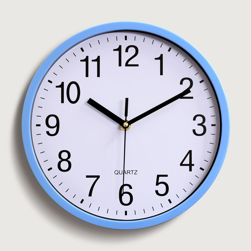 Silent 10-Inch Eco-Friendly Wall Clock for Classroom