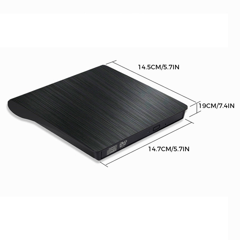 Portable External CD DVD Player with USB Compatibility