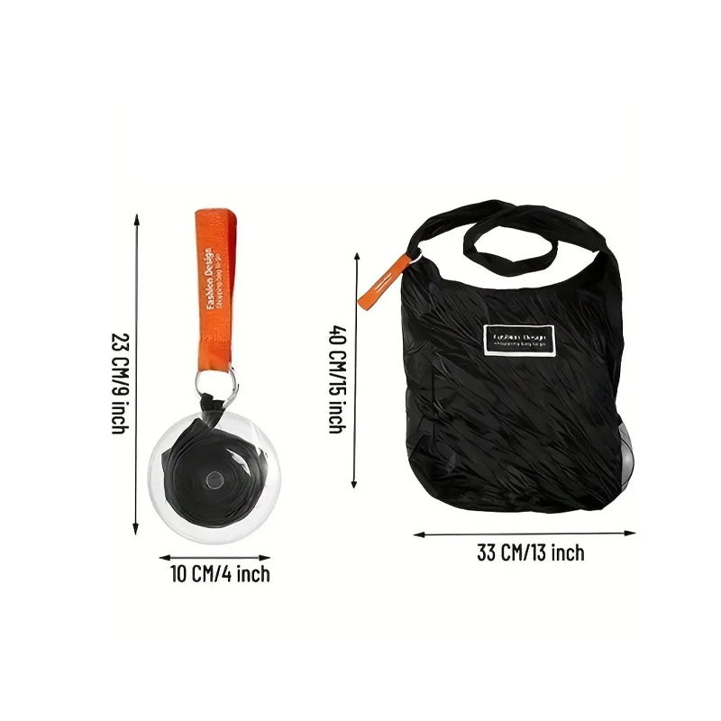 Foldable Portable Nylon Disc Bag with 5L Capacity