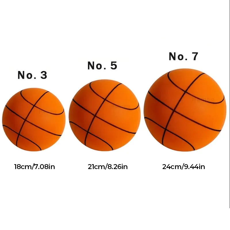Super Bounce Rubber Basketball - Assorted Bright Colors
