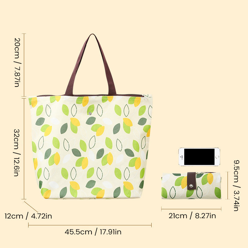 Foldable Oxford Shopping Bag with Large Capacity
