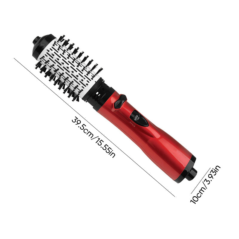 2-in-1 Rotating Hot Air Styler with Interchangeable Brushes