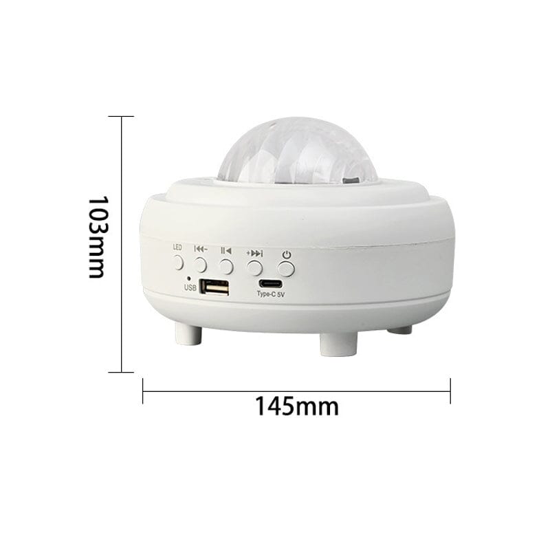 Aurora Borealis Star Projector with Bluetooth Speaker