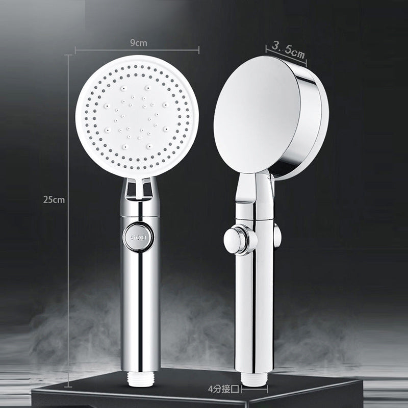 High-Pressure Multifunctional Shower Head with Five Modes
