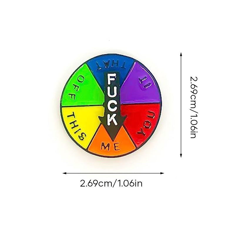 Spinning Anxiety Relief Brooch Pin