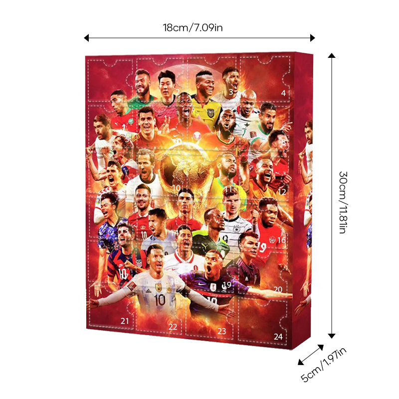 Football Advent Calendar 2025 with 24 Mini Gifts