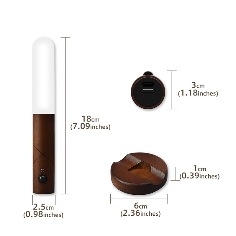 Rechargeable Motion Sensor Night Light with Magnetic Mount