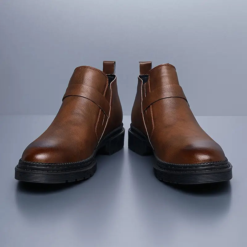 Liam | Orthopedic Leather Ranger Boots