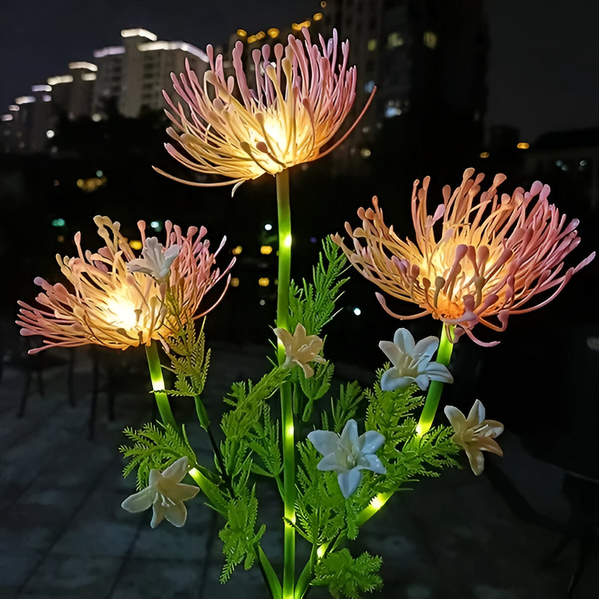 Flower-Shaped LED Garden Light